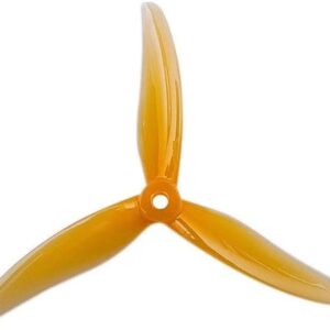 for Gemfan Freestyle 4S 5136 5.1X3.6X3 5136 3-Blade PC Propeller for RC FPV Racing Freestyle 5inch 5.1inch Drones DIY Parts (Drone Parts) (Color : 12Pairs Mango Yellow)