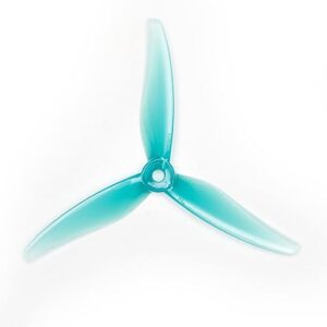 Gemfan Hurricane 51466 MCK V2 3-Blade PC Propeller for RC FPV Racing Freestyle 5inch Drones DIY Parts for Gemfan Hurricane 51466 MCK V2 (Drone Parts) (Color : 12Pairs Wave Blue)