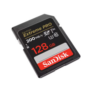 SanDisk 128GB Extreme PRO SDXC UHS-I Memory Card - C10, U3, V30, 4K UHD, SD Card - SDSDXXD-128G-GN4IN