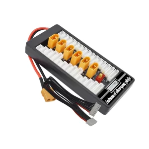Padarsey XT60 Parallel Charging Board 2S-6S Lipo Battery Charger Plate with 4mm Bullet Banana Connector Plug for Imax B6 B6AC Charger